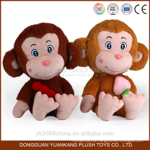 Plush soft monkey emoji nomes brinquedos